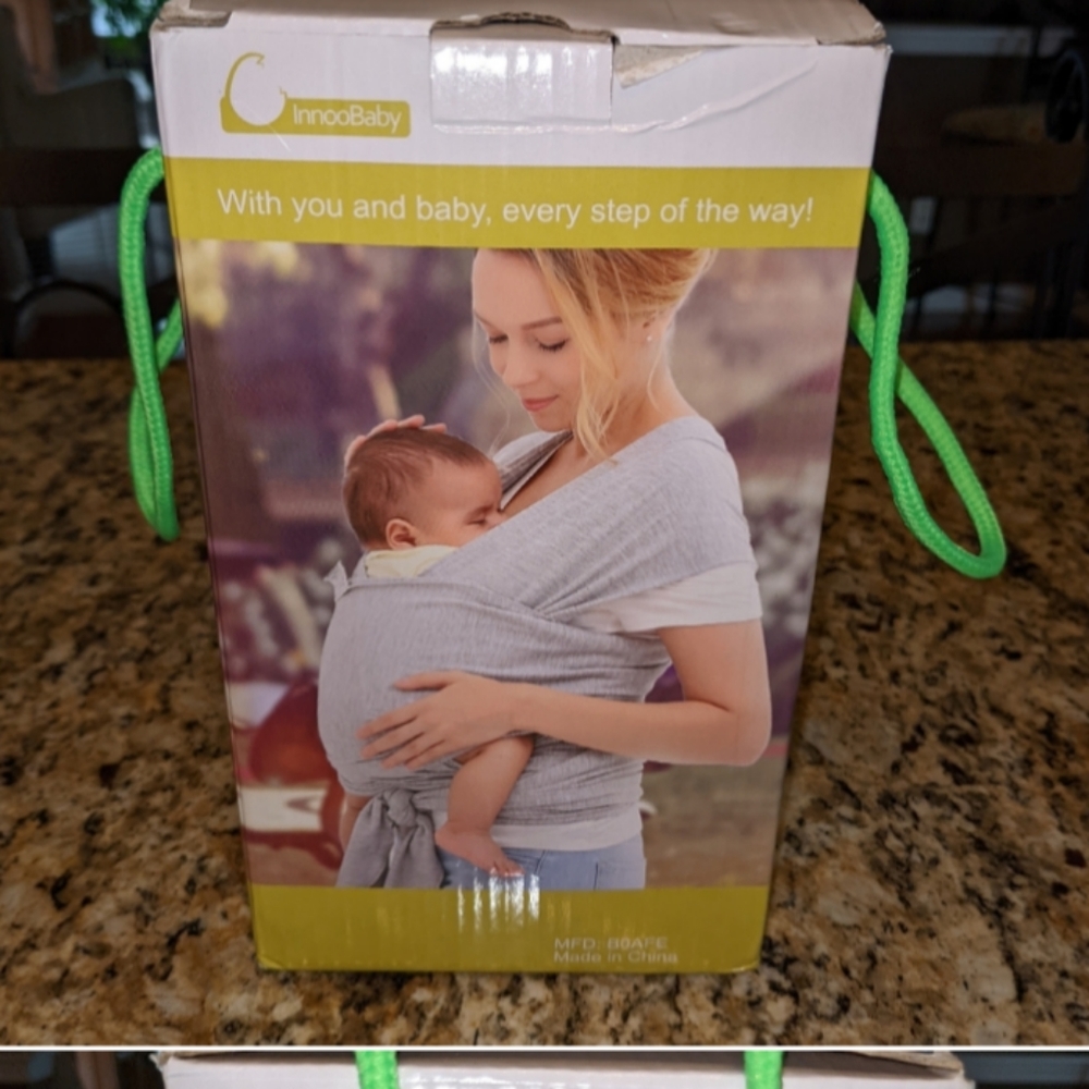 Inoo sling baby carrier gray